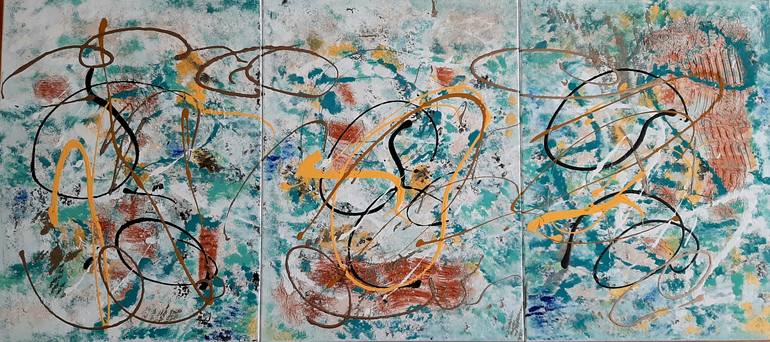 Original Abstract Painting by DANIELA MARAZOVA