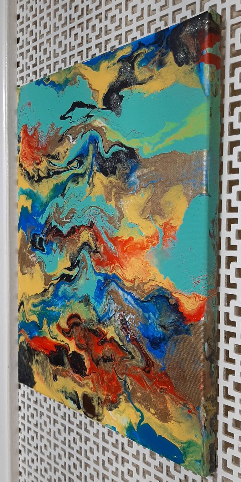 Original Abstract Painting by DANIELA MARAZOVA