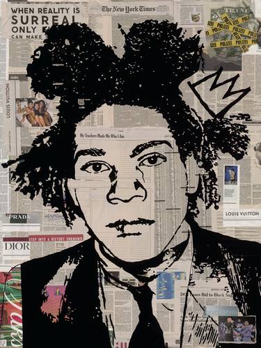 Original Contemporary Pop Culture/Celebrity Collage by Daniel Gunn