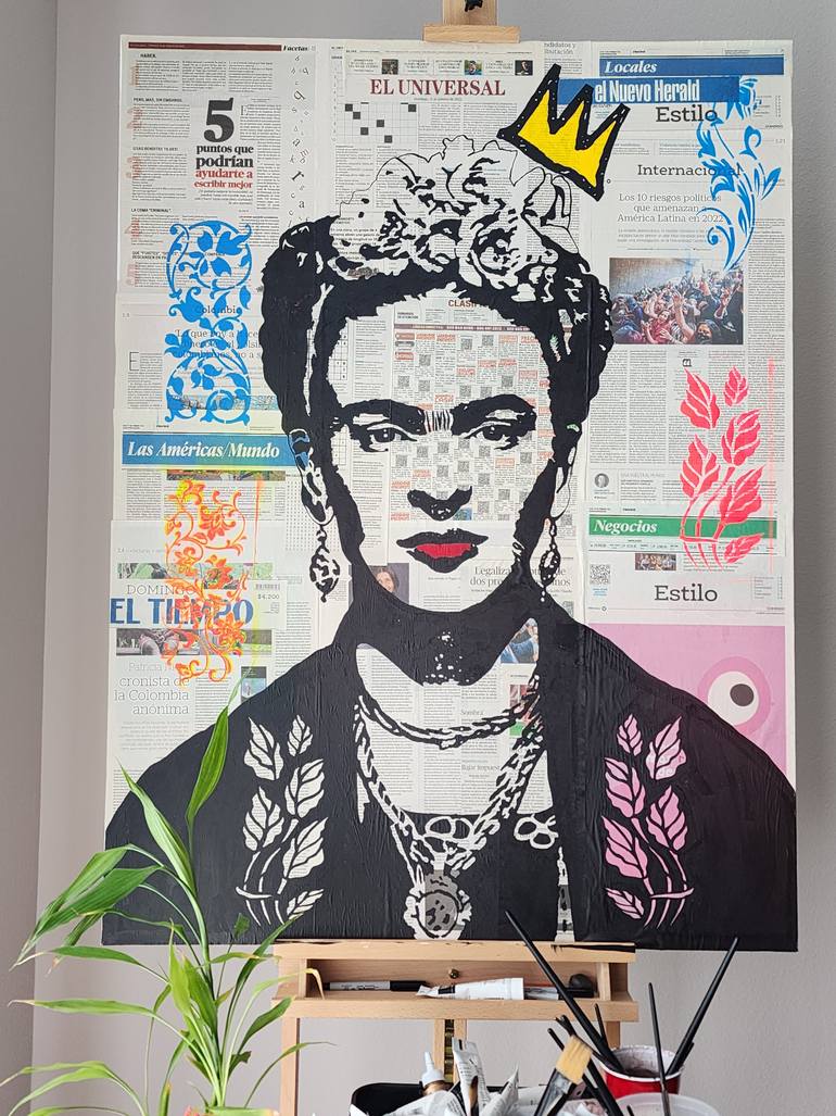 Original Contemporary Pop Culture/Celebrity Mixed Media by Daniel Gunn