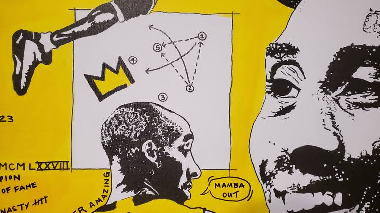 Original Pop Art Sports Painting by Daniel Gunn