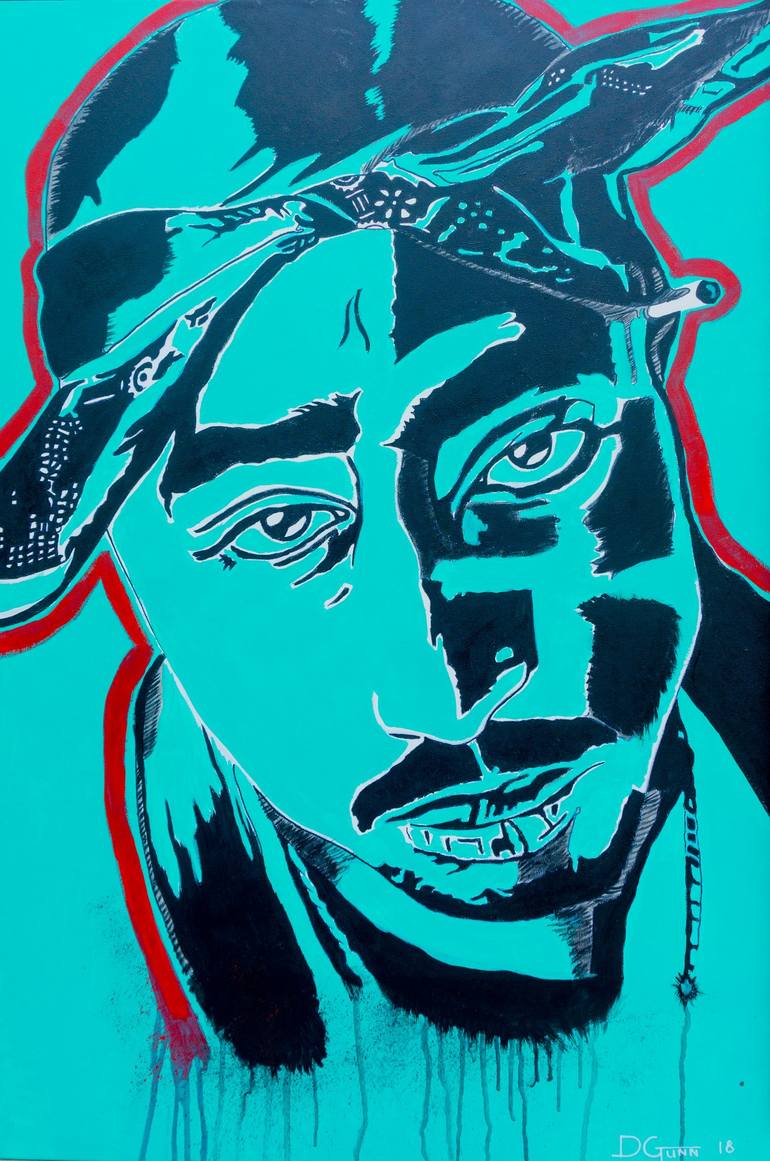 Makaveli Painting by Daniel Gunn | Saatchi Art