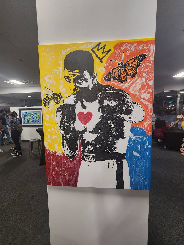 Original Pop Art Celebrity Painting by Daniel Gunn