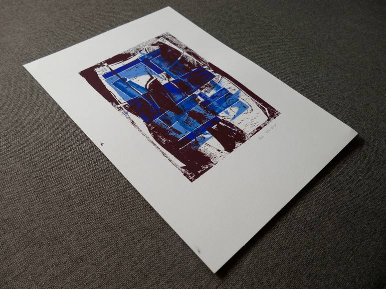 Original Abstract Printmaking by Wolfgang Höhl
