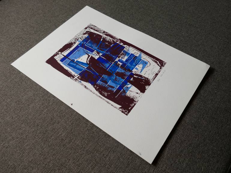 Original Abstract Printmaking by Wolfgang Höhl