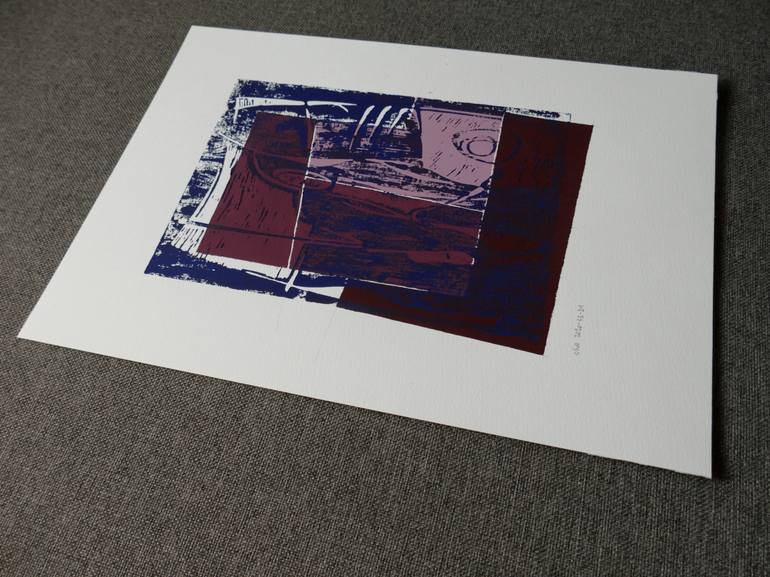 Original Abstract Printmaking by Wolfgang Höhl