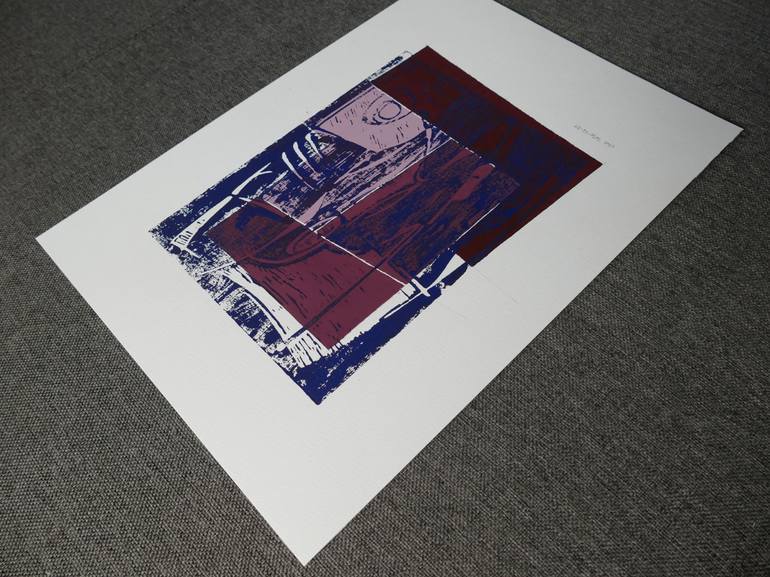 Original Abstract Printmaking by Wolfgang Höhl