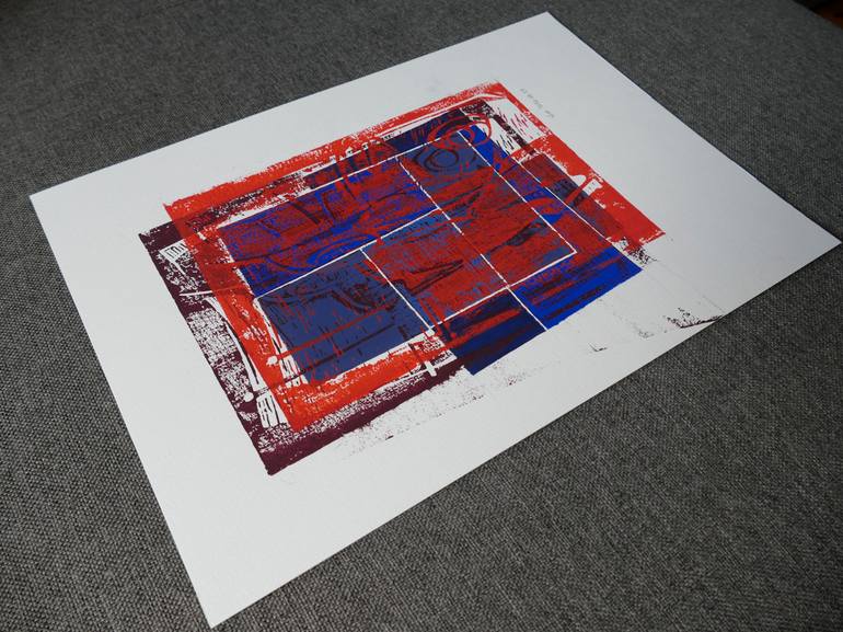 Original Abstract Printmaking by Wolfgang Höhl