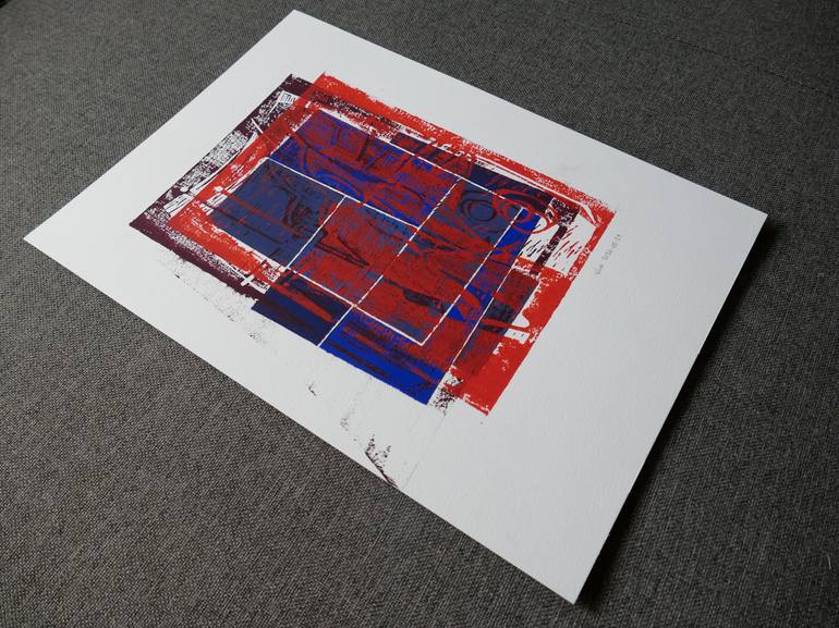 Original Abstract Printmaking by Wolfgang Höhl