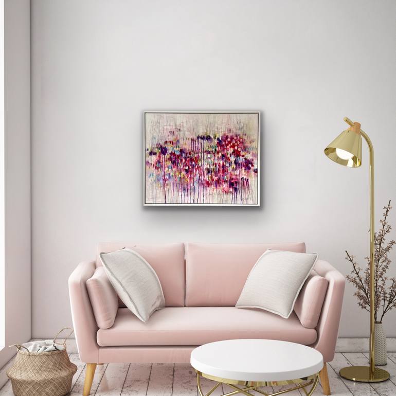 Original Abstract Expressionism Abstract Painting by Lesley Boost