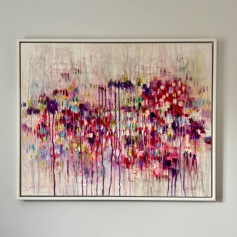 Original Abstract Expressionism Abstract Painting by Lesley Boost