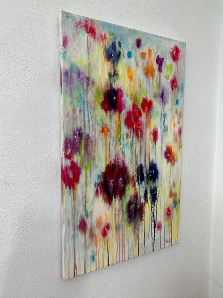 Original Abstract Expressionism Abstract Painting by Lesley Boost