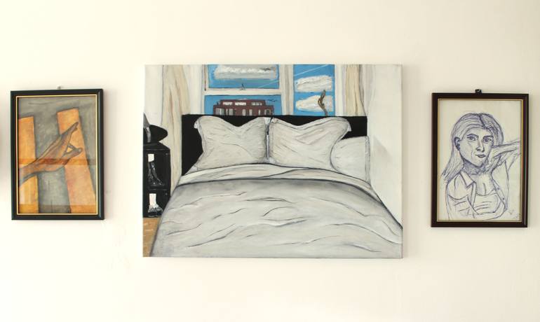 Original Conceptual Home Painting by Kio Briggs