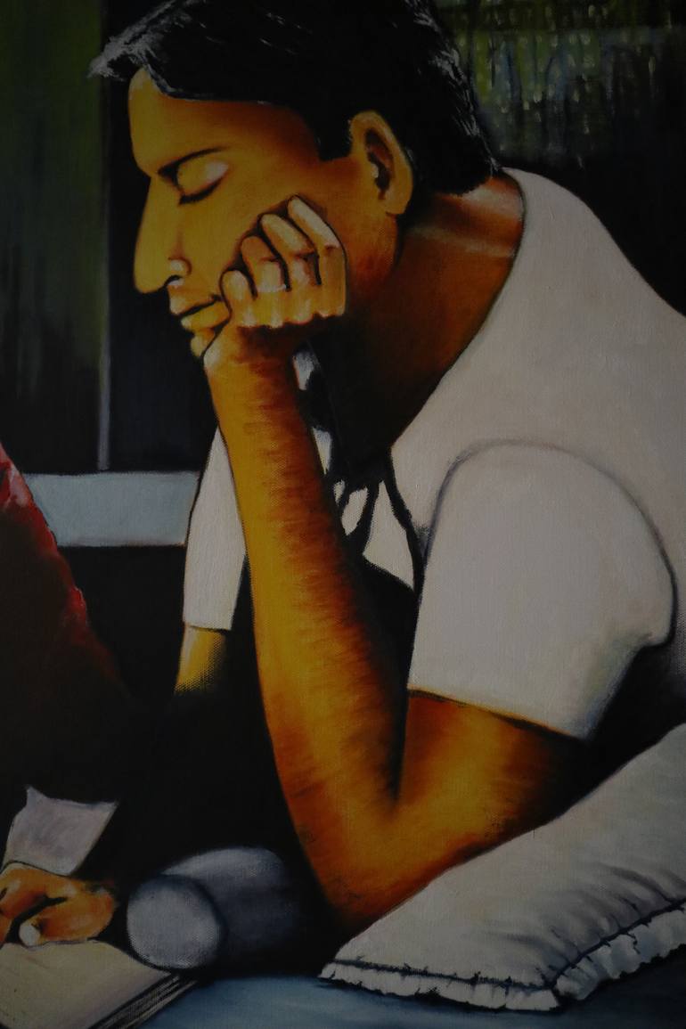 Original Figurative Cinema Painting by Arijit Bhowmik