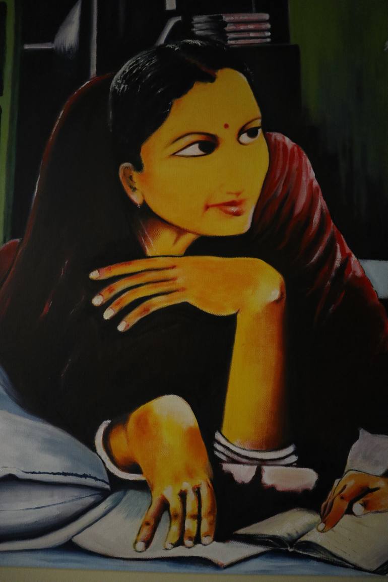 Original Figurative Cinema Painting by Arijit Bhowmik