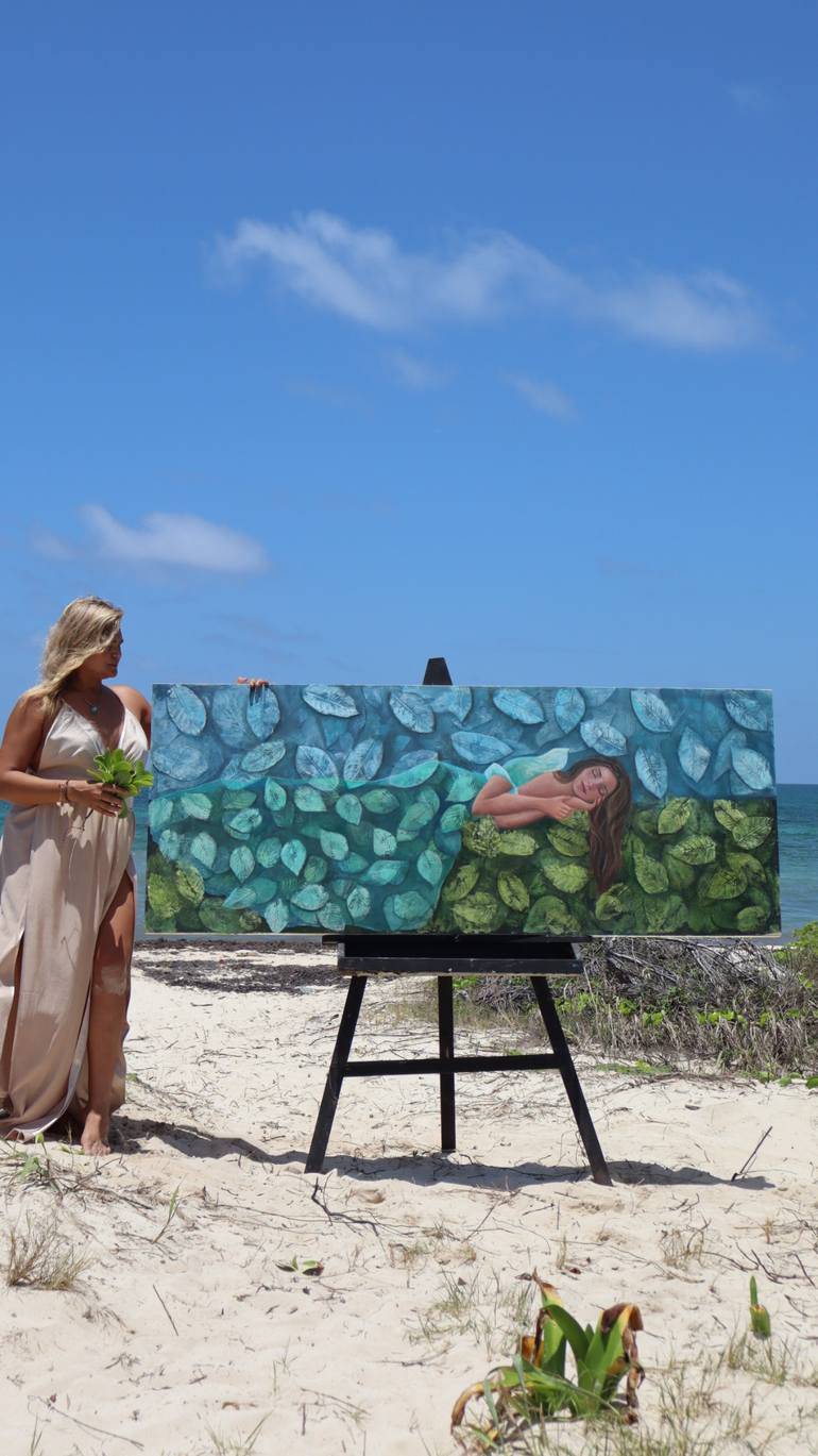 Original Symbolism Fantasy Painting by Gama Neaves