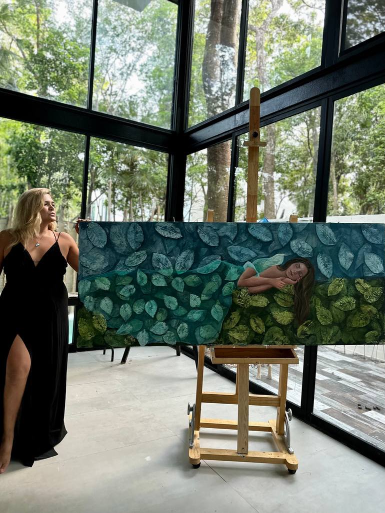 Original Symbolism Fantasy Painting by Gama Neaves