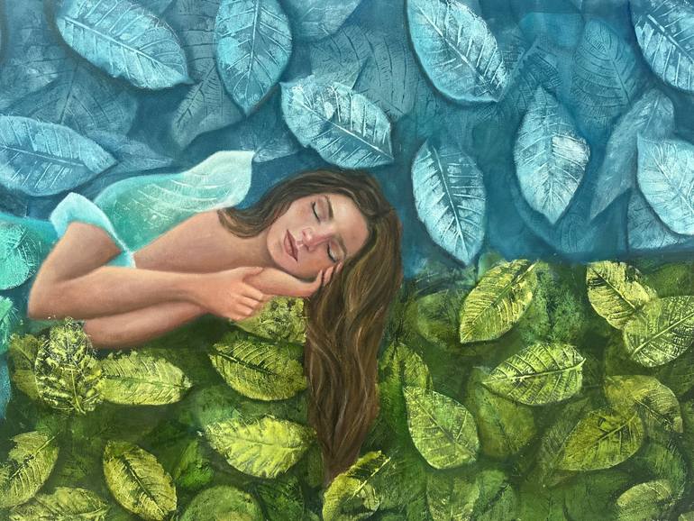 Original Symbolism Fantasy Painting by Gama Neaves