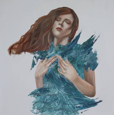 Original Symbolism Water Painting by Gama Neaves