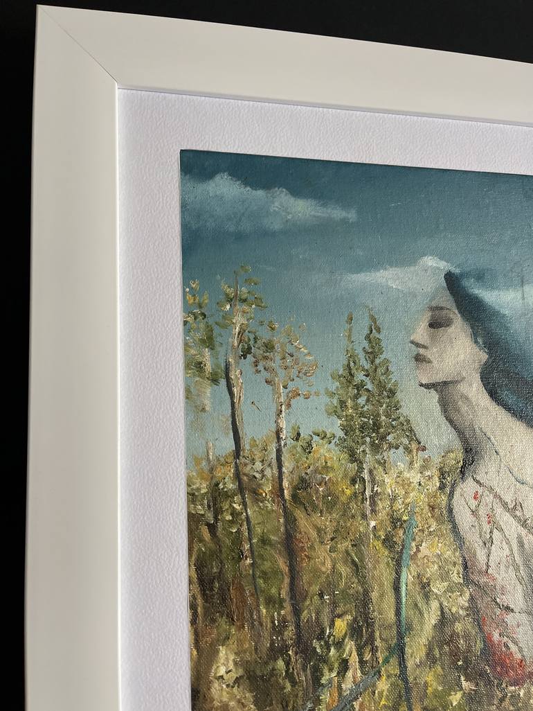 Original Art Deco Landscape Painting by Gama Neaves