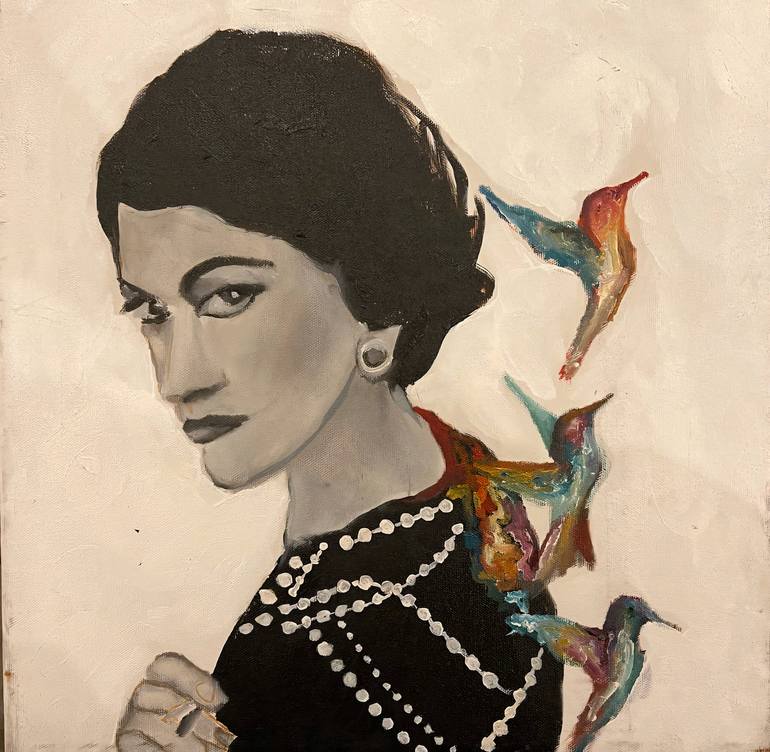Coco Chanel Painting by Gama Neaves