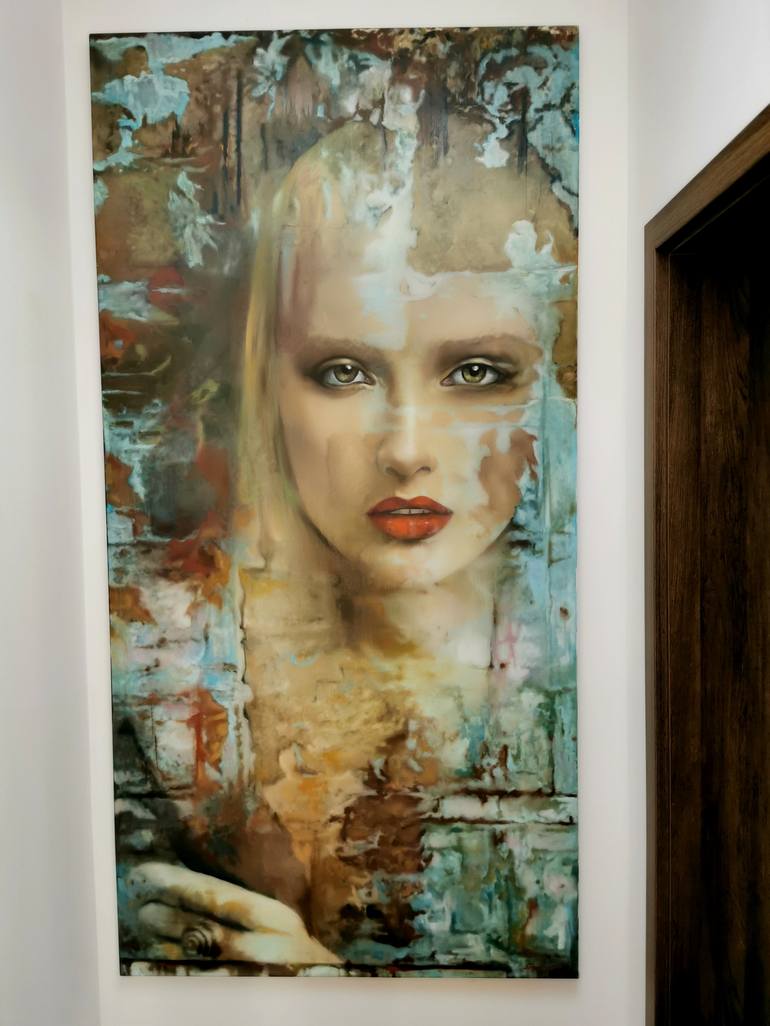 Original Realism Portrait Painting by Norbert Garay-Nagy