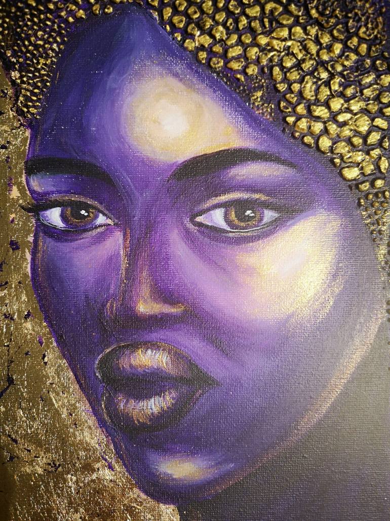 Original Abstract Women Painting by Nadezda Hammerschmidt