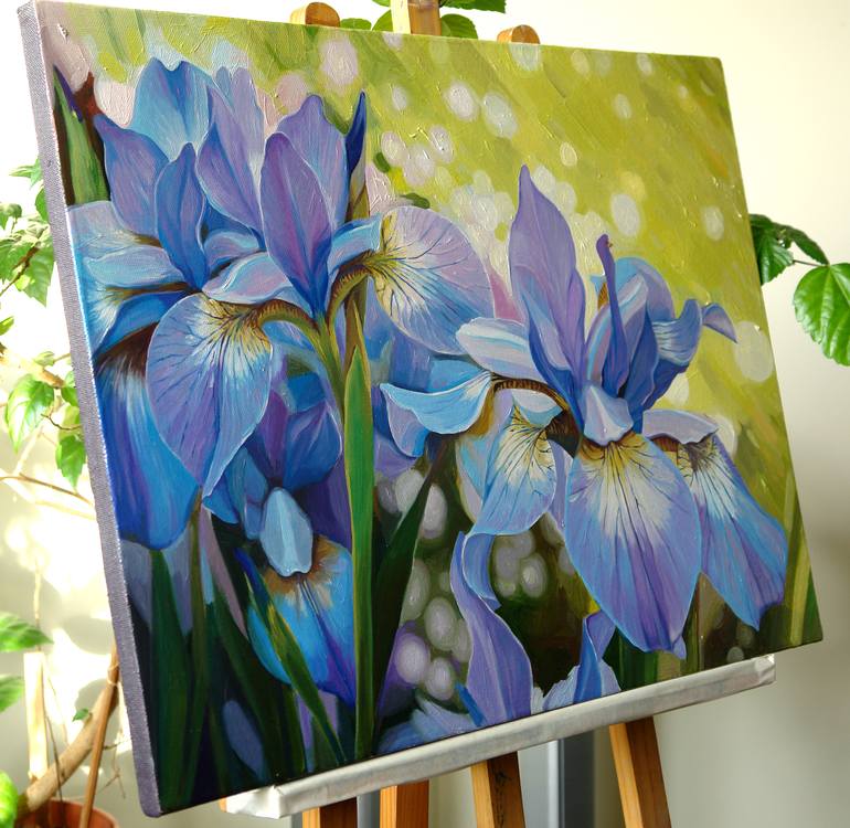 Original Floral Painting by Ekaterina Vestnikova