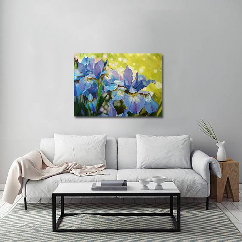 Original Fine Art Floral Painting by Ekaterina Vestnikova