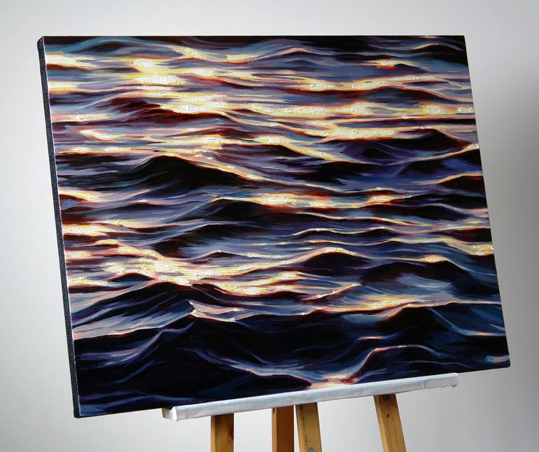 Original Abstract Seascape Painting by Ekaterina Vestnikova