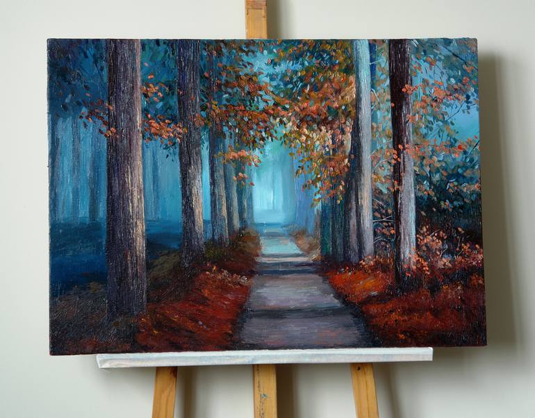 Original Fine Art Landscape Painting by Ekaterina Vestnikova