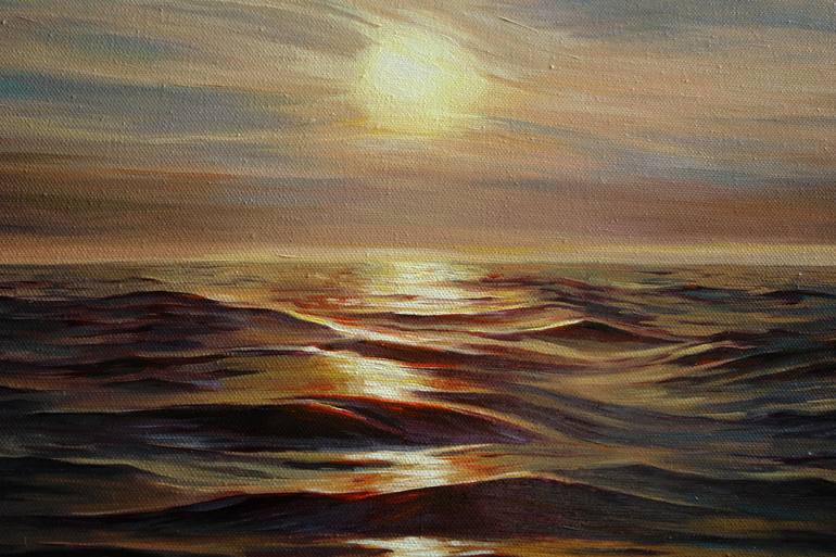 Original Fine Art Seascape Painting by Ekaterina Vestnikova