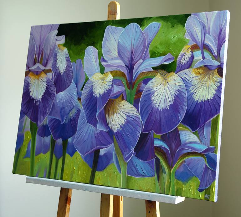 Original Floral Painting by Ekaterina Vestnikova