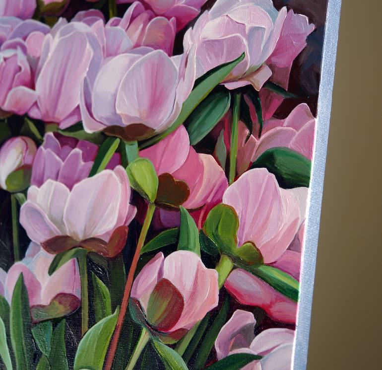 Original Floral Painting by Ekaterina Vestnikova