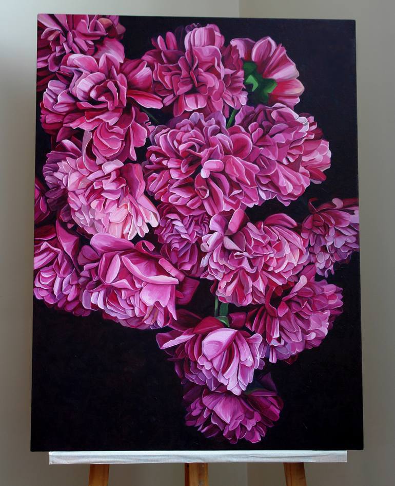 Original Floral Painting by Ekaterina Vestnikova