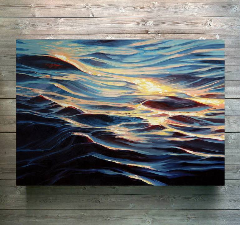 Original Seascape Painting by Ekaterina Vestnikova