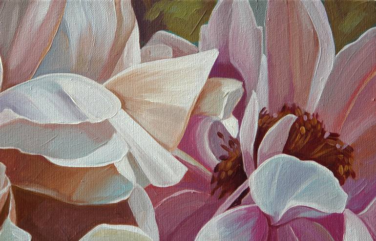 Original Fine Art Floral Painting by Ekaterina Vestnikova