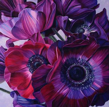 Original Floral Paintings by Ekaterina Vestnikova