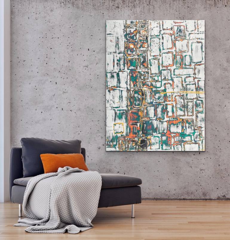 Original Abstract Painting by Leslie Rowland