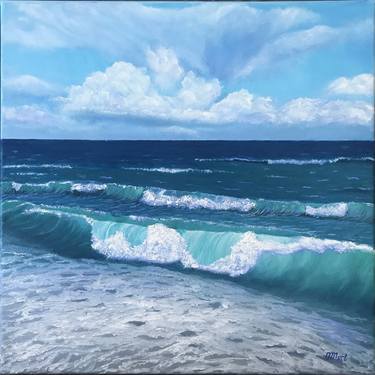 Original Modern Seascape Paintings by Olga Mart