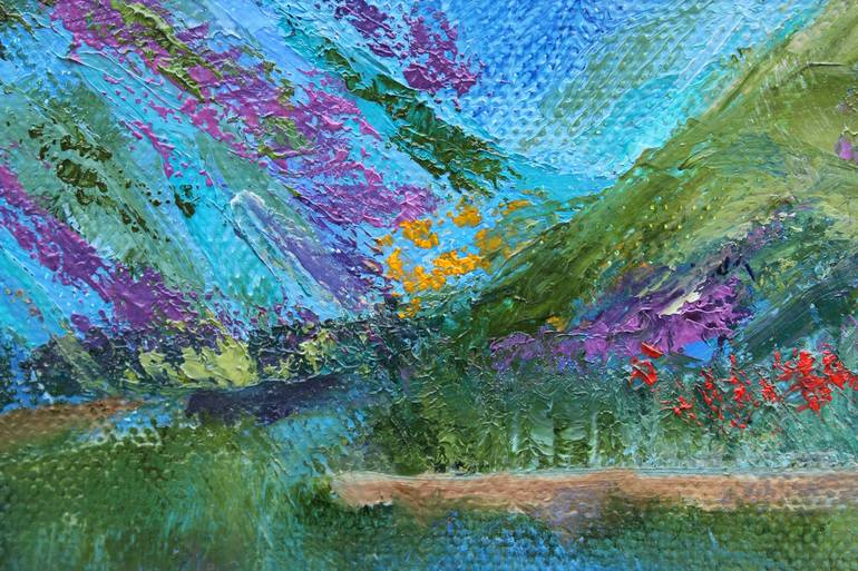 Original Fine Art Landscape Painting by Olga Mart