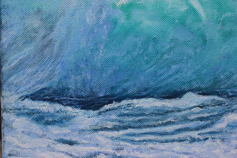 Original Fine Art Seascape Painting by Olga Mart