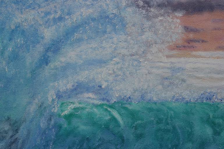 Original Fine Art Seascape Painting by Olga Mart