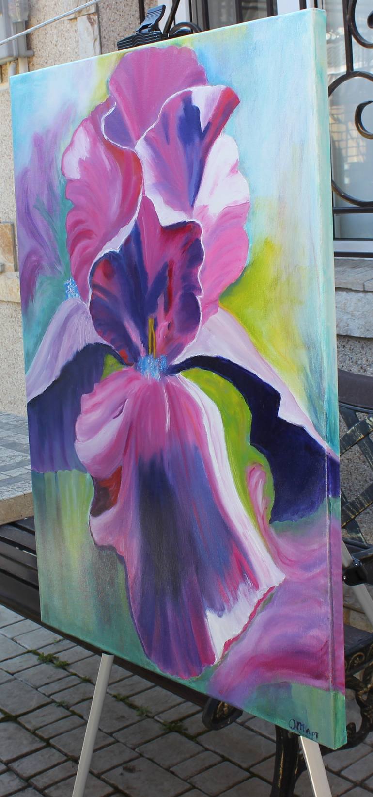 Original Other Floral Painting by Olga Mart