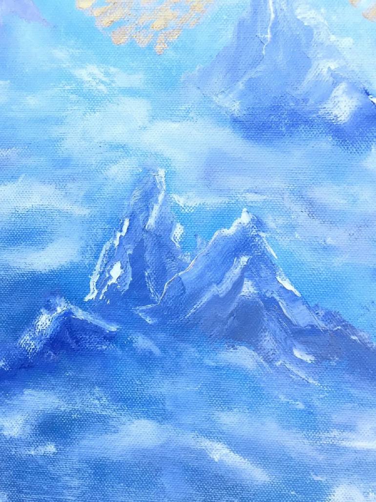 Original Art Deco Nature Painting by Olga Mart