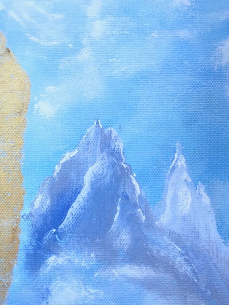 Original Art Deco Nature Painting by Olga Mart