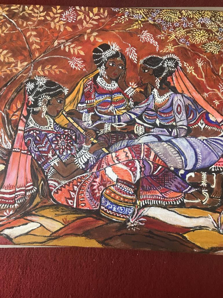 Original World Culture Painting by Anita Sahu