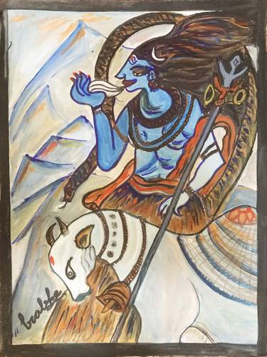 Print of Fine Art Religious Paintings by Prabha Sharma