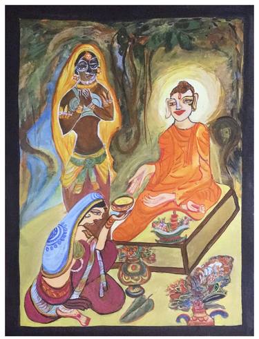Print of Religious Paintings by Prabha Sharma