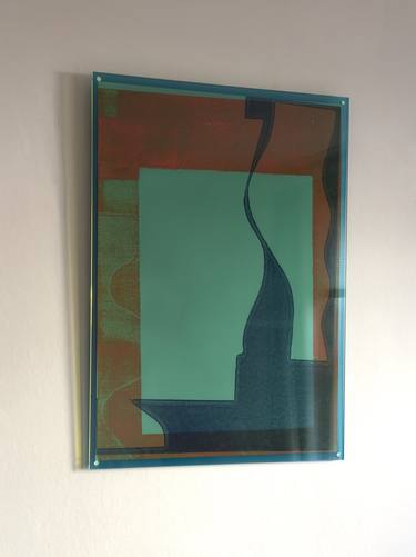 Original Abstract Printmaking by Olivia Bouzyk